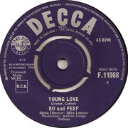 Young Love/The Rise Of The Brighton Surf Decca F 11968 1964