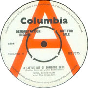 A Little Bit/Get A Load Of This Columbia DB 7075 1962