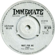 Moondreams/Wait for Me Immediate IM 020 1965 side B