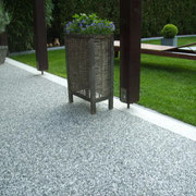 Steinteppich Terrasse