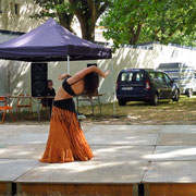 Tribal Fusion, fête de quartier de Pin Sec avec l'association Esencia, Nantes 2016