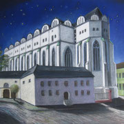Dom zu Halle 2015 - Pastell auf Papier, 50x65cm (in Privatbesitz)