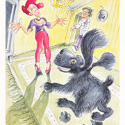 Illustration für Brutus der Höllenhund, Doris Mandel, 1998