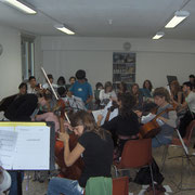 Travail d'Orchestre pour préparation Concert Campus à la Coume à Mosset ( Merci à Marta, Olivier et toute l'équipe)
