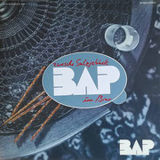 BAP-Sticker als Beilage im Album BAP - ZWESCHE SALZJEBÄCK UN BIER (GER 1984, Musikant ‎– 32 194-3)