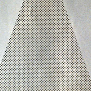 Drawing, two triangles, cut, woven, graphite, detail 1