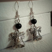 Gothic Lolita Christmas Bell Earrings