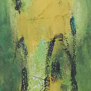 Michael F. Wyss, In Bewegung 3, Acryl, 20x100cm, 2015
