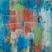 Michael F. Wyss, Ohne Titel, Acryl, 50x60 cm, 2022
