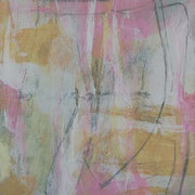 Michael F. Wyss, Ohne Titel, Rosa 3, Acryl, 60x80cm, 2016