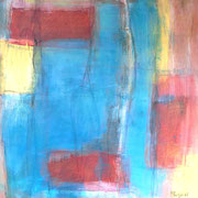 Michael F. Wyss, Gelassen,  Acryl, 100x100cm, 2014