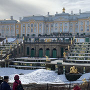 Peterhof et ses fontaines