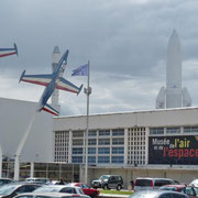 Entrée du musée de l'air et de l'espace