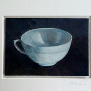 Tasse 1 (Öl auf Karton) (verkauft)