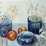 Gräser 2011 (Öl und Mischtechnik auf Leinwand 30x70) (verkauft)
