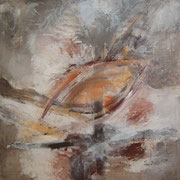 Wachsames Auge     Acryl auf Leinwand  70 x 70  CHF 650