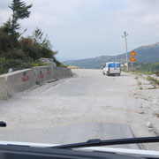 Straße logora Pass