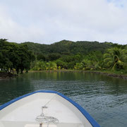 entering the canal