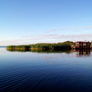 stille Bucht am See
