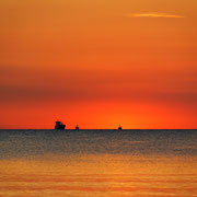 Sonnenaufgang bei Heringsdorf (Insel Usedom, Deutschland)