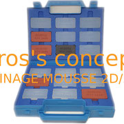 valise de démonstration pour échantillon en silicone cross concept