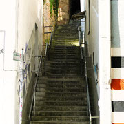 Treppen in die Oberstadt - oder doch lieber mit ...