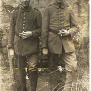 Josef Kästel (links) mit Kamerad