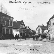 Französische Besatzung in Geinsheim, 1924