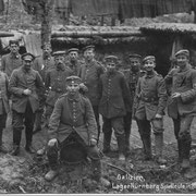 Jakob Sieber mit Kameraden in Galizien, 1917