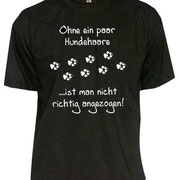 T-Shirt in verschiedenen Größen