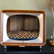 retro kattenmand TV