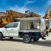 Toyota Hilux Festaufbau mit LT-Verlängerung - Pickup Aufbau für einen Industriekletterer