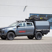 Isuzu D-MAX Ladefläche mit Absetzbox und Dachzelt - Canopy Camper 