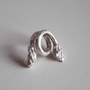 Scultura indossabile, pezzo unico in argento 2018