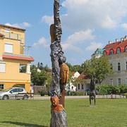 Martin Honsel, "Genom", Holz, Blei