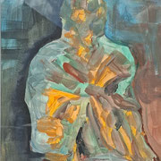 © Alice Schütte | Titel „Im Zwielicht Home“ | Größe 53x74 cm | Gouache / Filzstift | Nr. 10-51282
