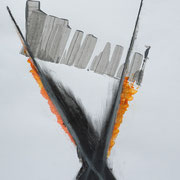 The bird - Kreide, Acryl