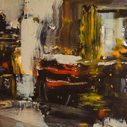 Acryl auf Kartonplatte