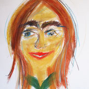 Selbstportrait Kunsttherapie Luzern