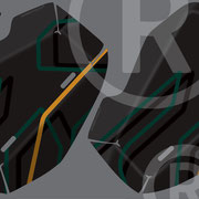 Artikelnr. VA13_TR-CL_Designfolie Aufkleber CLASSIC für BMW R1300GS Tramatuna