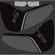 Bestellnr.: BL-TB-SP  //  Dekor Designfolie SPORT für BMW Model Triple Black R1300 GS