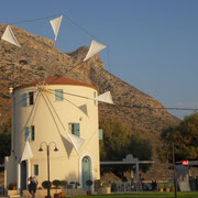 Stavros - Un moulin transformé en hotel.