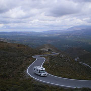 Superbe route de montagne.