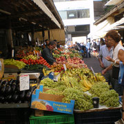 Athènes - Le marché aux fruits.