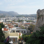 Rethymnon -  La citadelle toise la ville depuis la colline.