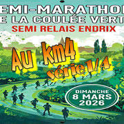 Semi-Marathon de la Coulée Verte - Au km4 (série1/4)