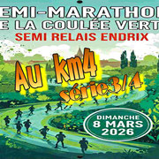Semi-Marathon de la Coulée Verte - Au km4 (série3/4)