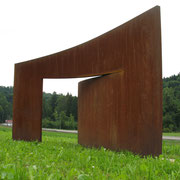 PORTAL (5) 2012 Stahlkonstruktion  400 x 200 cm