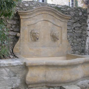 Création d'une fontaine originale au château de Buzignargues (30)