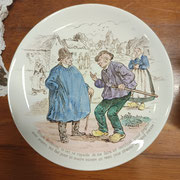 assiette ancienne François Esnault